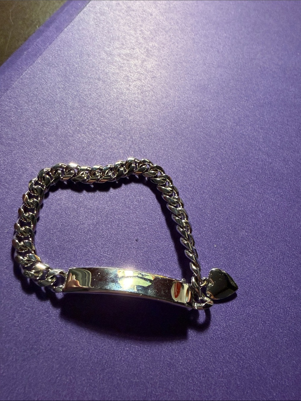 SPEIDEL silver I D  bracelet 6 3/4 inches